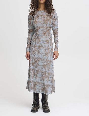 Fusta Ichi, albastru