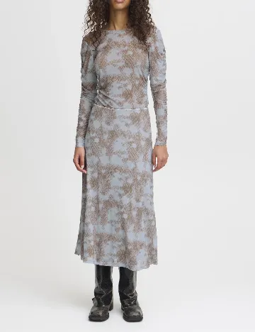 Fusta Ichi, albastru