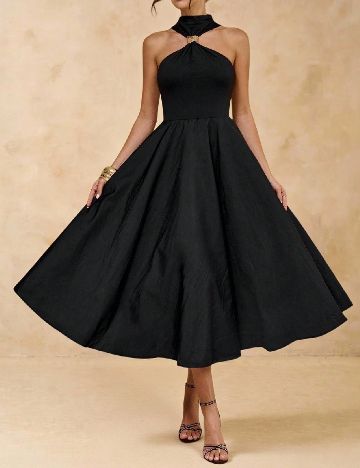 Rochie medie SHEIN, negru