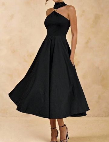 Rochie medie SHEIN, negru