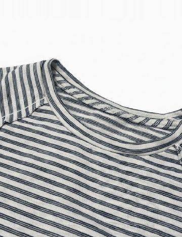 Bluza Zara, crem/negru