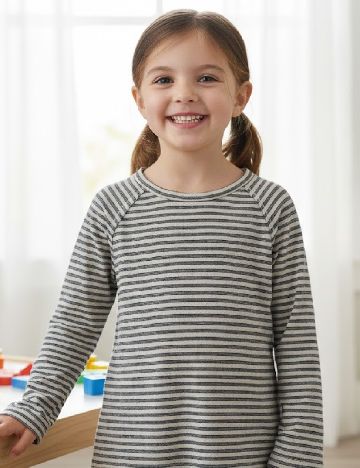 Bluza Zara, crem/negru