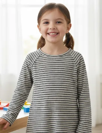 Bluza Zara, crem/negru