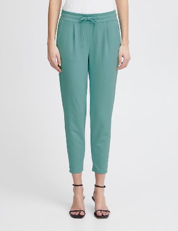 Pantaloni Ichi, turcoaz