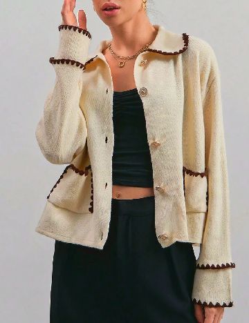 Cardigan SHEIN, crem