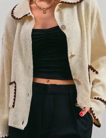 Cardigan SHEIN, crem