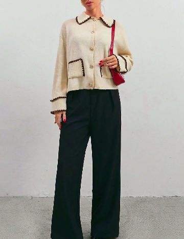 Cardigan SHEIN, crem