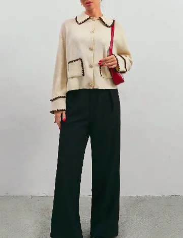 Cardigan SHEIN, crem