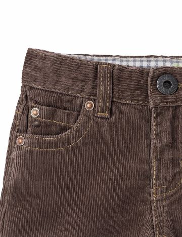 Pantaloni Zara, maro