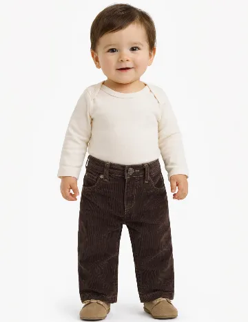 Pantaloni Zara, maro