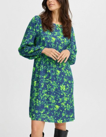 Rochie scurta Fransa, bleumarin
