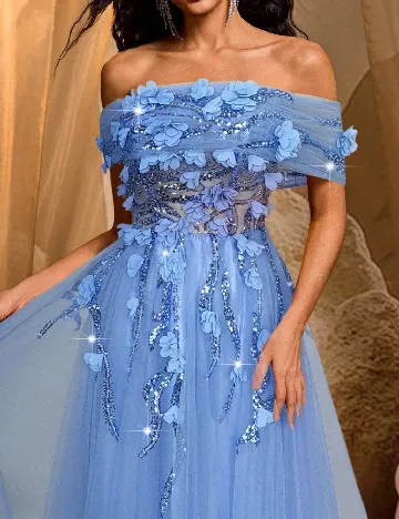 Rochie lunga SHEIN, albastru