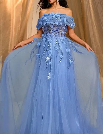 Rochie lunga SHEIN, albastru