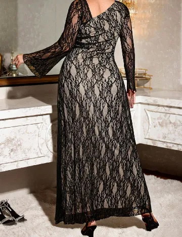 Rochie lunga SHEIN CURVE, negru