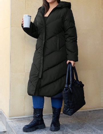 Geaca SHEIN CURVE, negru