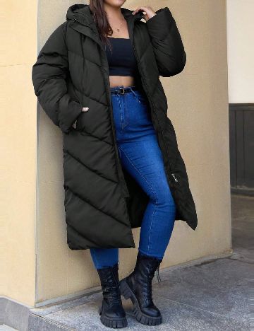 Geaca SHEIN CURVE, negru