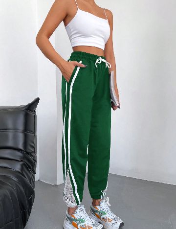 Pantaloni SHEIN, verde