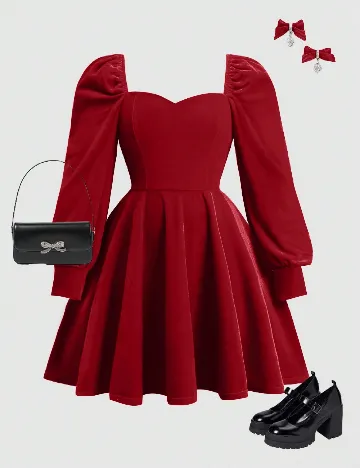 Rochie Shein Kids, rosu