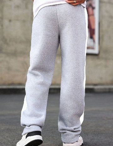 Pantaloni SHEIN Plus Size Men, gri