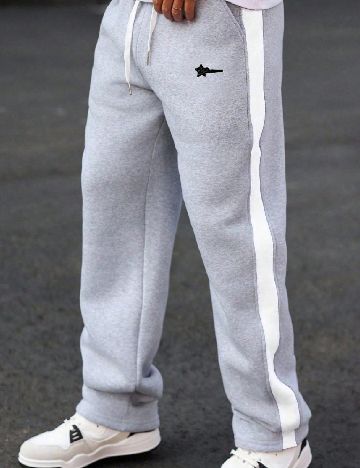 Pantaloni SHEIN Plus Size Men, gri