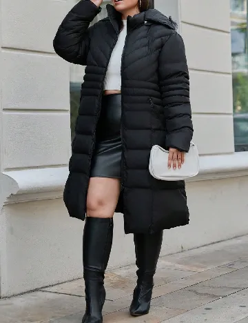 Geaca SHEIN CURVE, negru