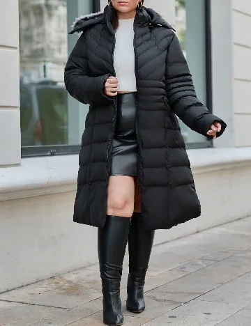 Geaca SHEIN CURVE, negru