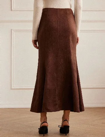 Fusta SHEIN, maro