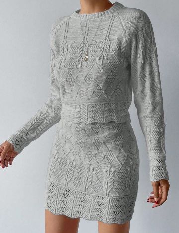 Compleu SHEIN CURVE, gri