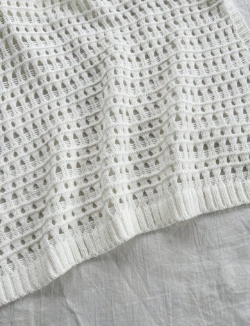 Rochie de plaja SHEIN, ecru