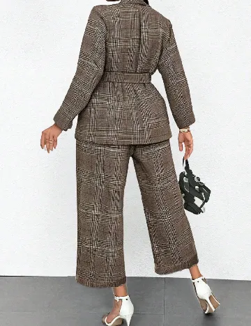 Compleu SHEIN CURVE, maro