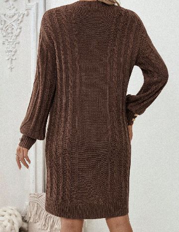 Rochie scurta SHEIN, maro