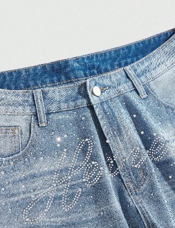 Blugi Romwe, albastru