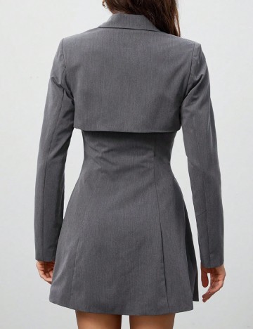 Rochie scurta SHEIN, gri