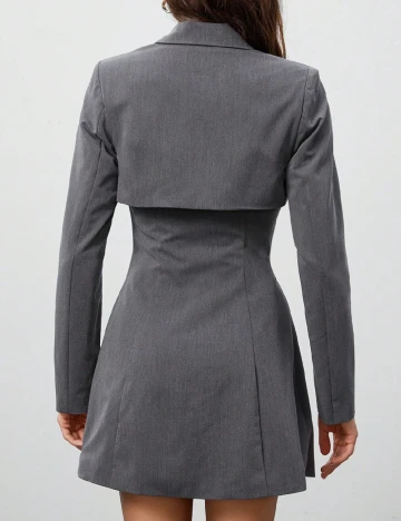 Rochie scurta SHEIN, gri