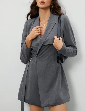 Rochie scurta SHEIN, gri