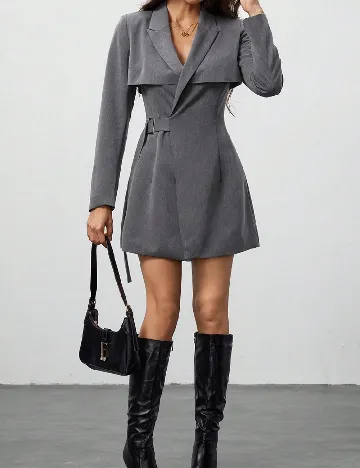 Rochie scurta SHEIN, gri