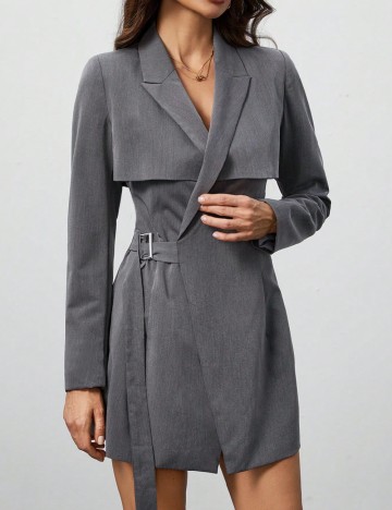 Rochie scurta SHEIN, gri