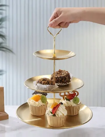 Platou etajat SHEIN, auriu