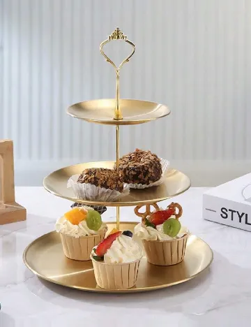 Platou etajat SHEIN, auriu