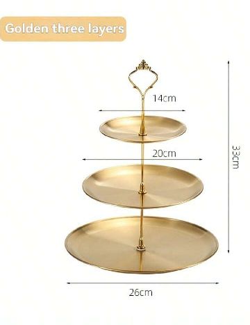 Platou etajat SHEIN, auriu