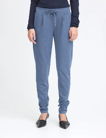 Pantaloni Ichi, albastru