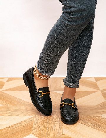 Mocasini SHEIN, negru