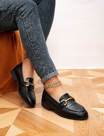 Mocasini SHEIN, negru