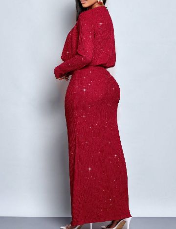 Rochie lunga SHEIN, rosu