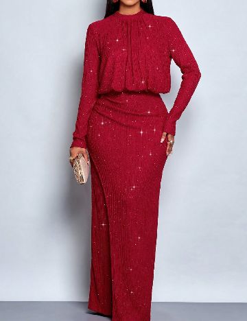 Rochie lunga SHEIN, rosu