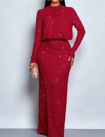 Rochie lunga SHEIN, rosu