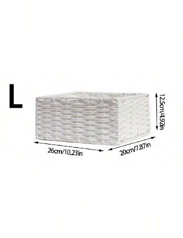 Cos de depozitare SHEIN, alb