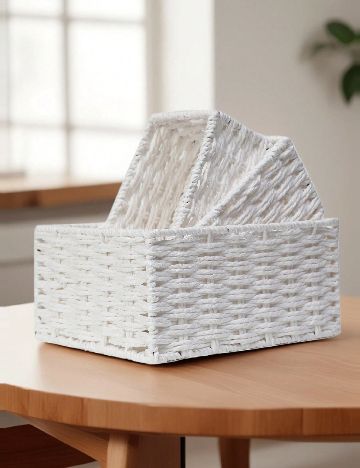 Cos de depozitare SHEIN, alb