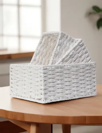 Cos de depozitare SHEIN, alb