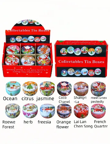 Set lumanari parfumate SHEIN, mix culori